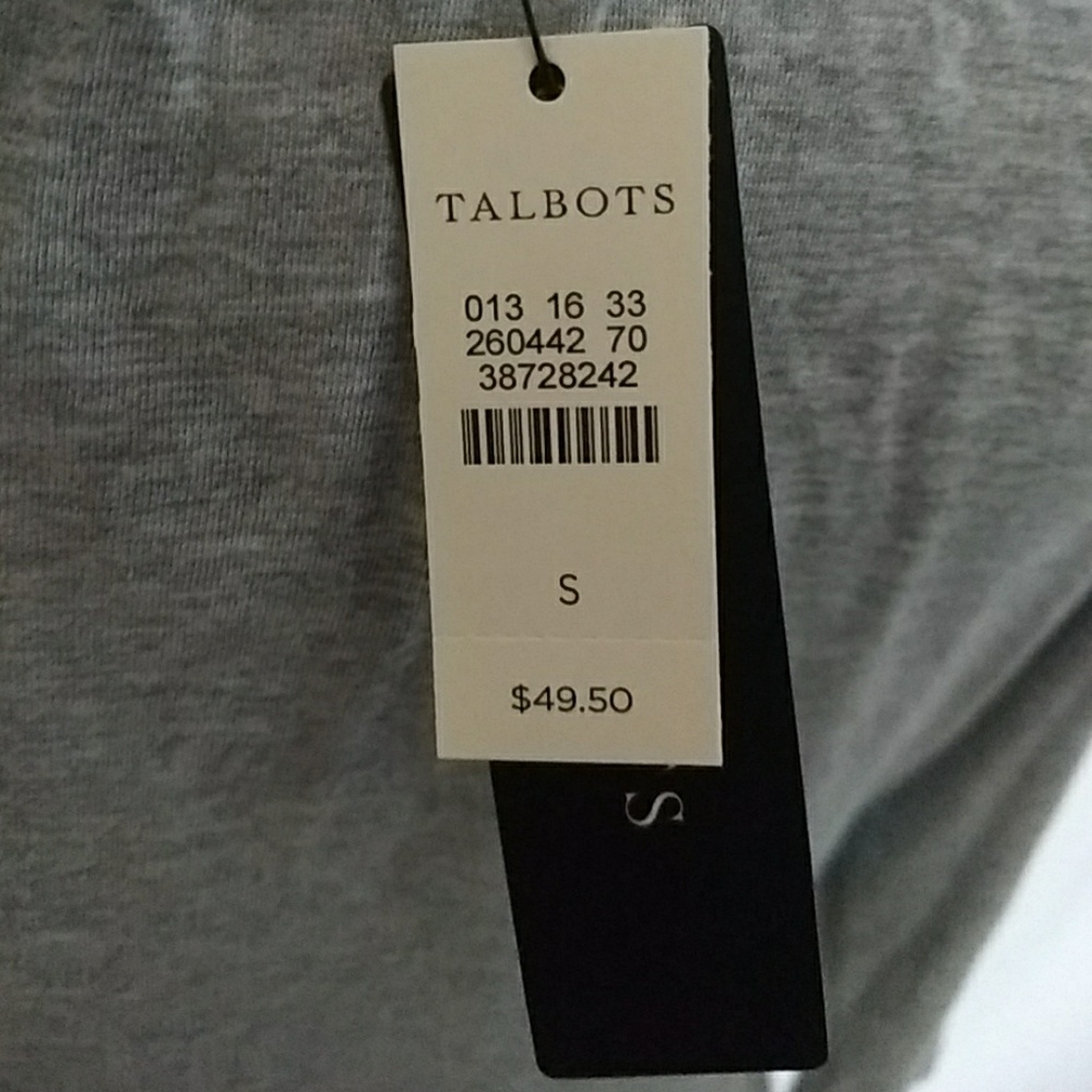 Talbots Jeweled 3/4 Quarter Sleeve T-shirt - Picture 6 of 6